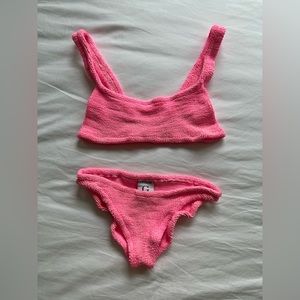 Hunza G Xandra 2-Piece Bikini Set - Bubblegum 💕